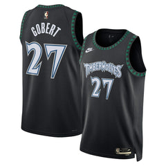 NBA Rudy Gobert Minnesota Timberwolves Unisex Swingman Jersey - Classic Edition - Black