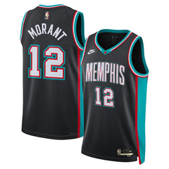 NBA Ja Morant Memphis Grizzlies Unisex Swingman Jersey - Classic Edition - Black