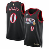 Tyrese Maxey Philadelphia 76ers Unisex Swingman Jersey Classic Edition Black