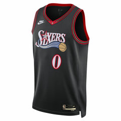 NBA Tyrese Maxey Philadelphia 76ers Unisex Swingman Jersey - Classic Edition - Black