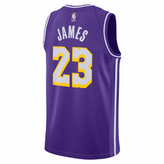 NBA LeBron James Los Angeles Lakers Jordan Brand Unisex Swingman Jersey - Statement Edition - Purple outlet