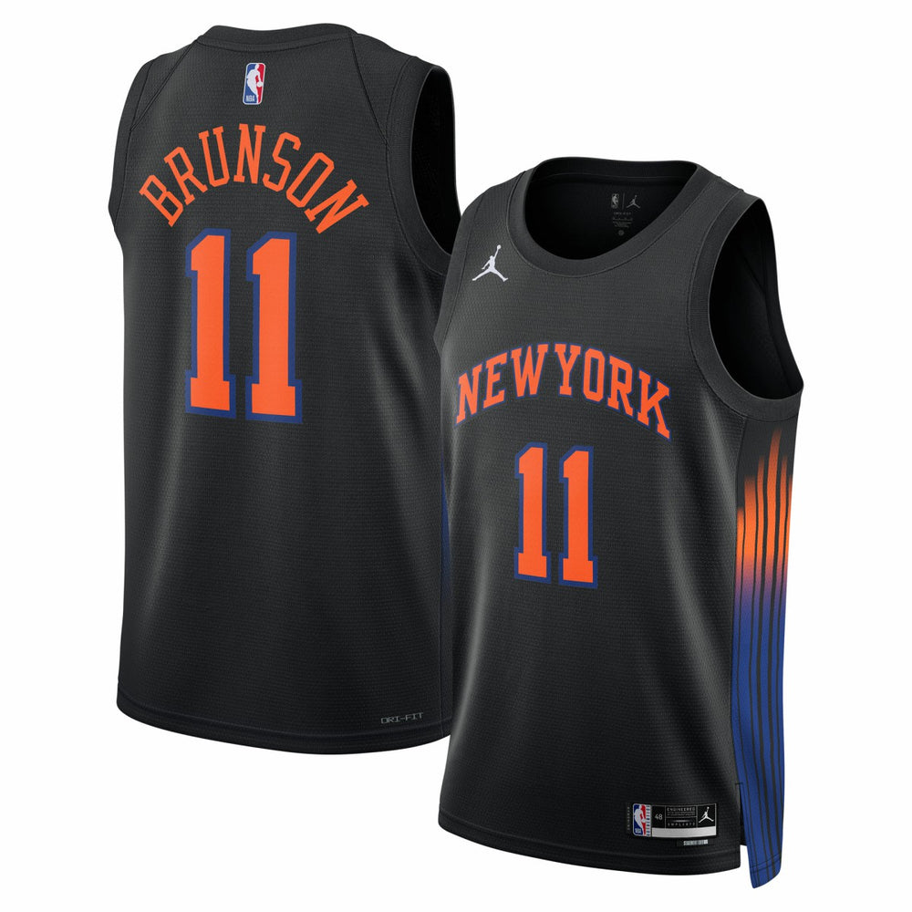 NBA Jalen Brunson New York Knicks Jordan Brand Unisex Swingman Jersey - Statement Edition - Black shop