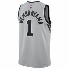 NBA Victor Wembanyama San Antonio Spurs Jordan Brand Unisex Swingman Jersey - Statement Edition - Silver discount
