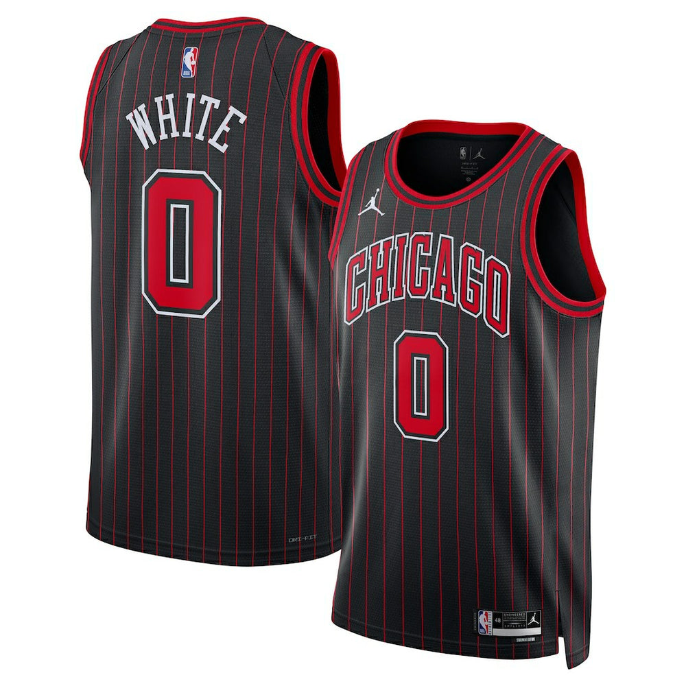NBA Coby White Chicago Bulls Jordan Brand Unisex Swingman Jersey sale - Statement Editi- Black discount