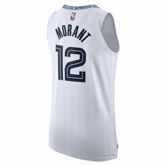 NBA Ja Morant Memphis Grizzlies Unisex 2025/26 Authentic Jersey - City Edition - White