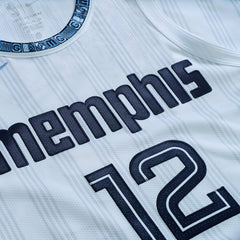 NBA Ja Morant Memphis Grizzlies Unisex 2025/26 Authentic Jersey - City Edition - White