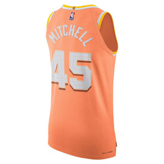 NBA Donovan Mitchell Cleveland Cavaliers Unisex 2025/26 Authentic Jersey sale - City Editi- Orange