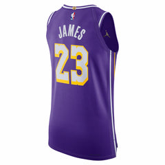 NBA LeBron James Los Angeles Lakers Jordan Brand Unisex 2025/26 Authentic Jersey - Statement Edition - Purple discount