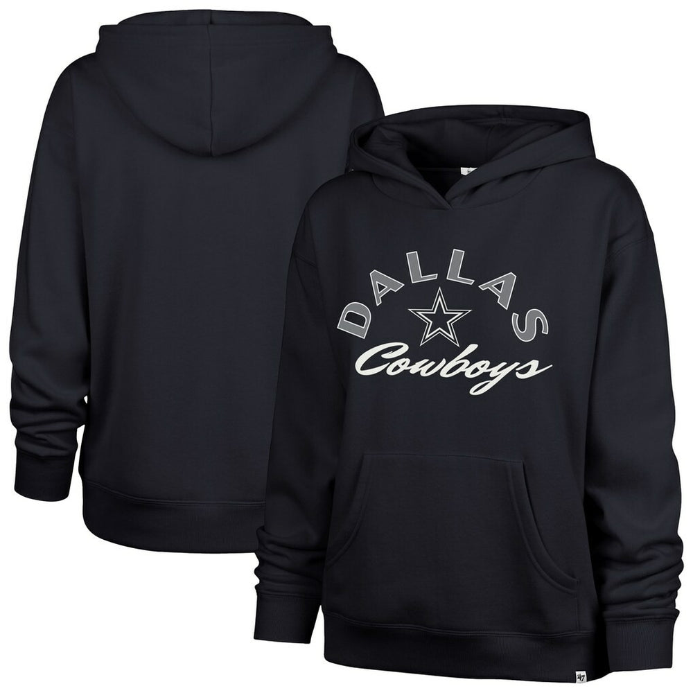 Dallas Cowboys '47 Women's Whirlwind Naomi Pullover Hoodie Navy