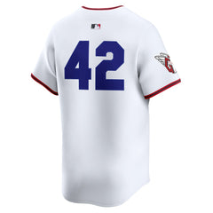 MLB Cleveland Guardians Nike Home 2025 Jackie Robinson Day Limited Jersey?¨C White