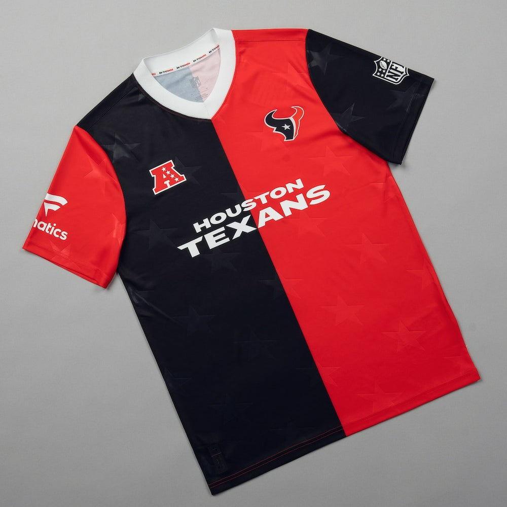 Houston Texans NFL Football x Football V-Neck Fan Top Navy