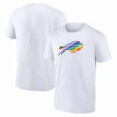 Buffalo Bills Logo Pride T-Shirt White