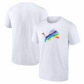 Detroit Lions Logo Pride T-Shirt White