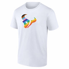 Houston Texans Logo Pride T-Shirt White