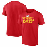 Kansas City Chiefs Greatest Dad T-Shirt Red