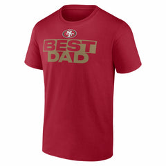San Francisco 49ers Greatest Dad T-Shirt Scarlet