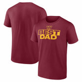 Washington Commanders Greatest Dad T-Shirt Burgundy