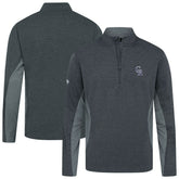 Colorado Rockies Levelwear Waffle Insignia 2.0 Quarter-Zip Pullover - Heather Black Pullover