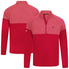 Los Angeles Angels Levelwear Classic Stripes Insignia 2.0 Pullover - Red Pullover