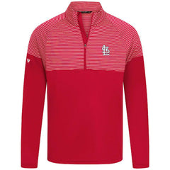 St. Louis Cardinals Levelwear Classic Stripes Insignia 2.0 Pullover - Red Pullover