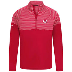 Cincinnati Reds Levelwear Classic Stripes Insignia 2.0 Pullover - Red Pullover