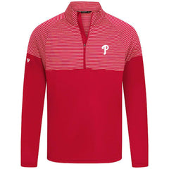 Philadelphia Phillies Levelwear Classic Stripes Insignia 2.0 Pullover - Red Pullover