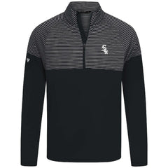 Chicago White Sox Levelwear Classic Stripes Insignia 2.0 Pullover - Black Pullover