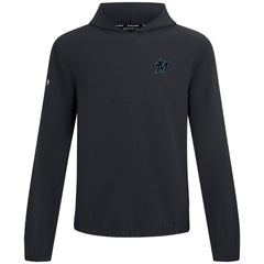 Miami Marlins Levelwear Action Insignia 2.0 Pullover Hoodie - Black Hoodies