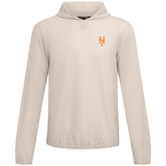 New York Mets Levelwear Action Insignia 2.0 Pullover Hoodie - Khaki Hoodies