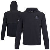 Colorado Rockies Levelwear Action Insignia 2.0 Pullover Hoodie - Black Hoodies