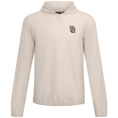 San Diego Padres Levelwear Action Insignia 2.0 Pullover Hoodie - Khaki Hoodies