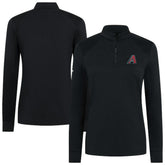 Arizona Diamondbacks Levelwear Women's Power Insignia 2.0 Quarter-Zip Pullover Top - Black Pullover