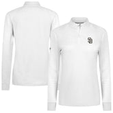 San Diego Padres Levelwear Women's Power Insignia 2.0 Quarter-Zip Pullover Top - White Pullover