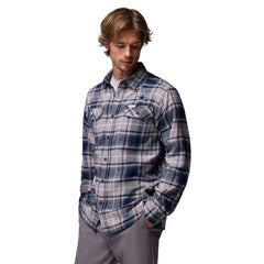 Dallas Cowboys Flare Gun Long-Sleeve Button-Up Flannel Shirt Navy