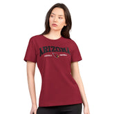 Arizona Cardinals G-III 4Her by Carl Banks Women's Super-Slim Lightweight Winning Crew T-Shirt Cardinal