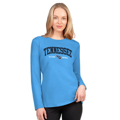 Tennessee Titans G-III 4Her by Carl Banks Women's Best Play Long Sleeve T-Shirt Light Blue