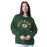 Green Bay Packers G-III 4Her by Carl Banks Women's Oversized Feud Sweatshirt Green