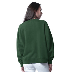 Green Bay Packers G-III 4Her by Carl Banks Women's Oversized Feud Sweatshirt Green