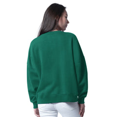 New York Jets G-III 4Her by Carl Banks Women's Oversized Feud Sweatshirt Green