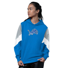 Detroit Lions Starter Women's Scrimmage Hoodie Blue