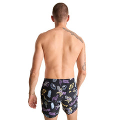 Minnesota Vikings Chubbies The Neon 5.5" Classic Lined Swim Trunks Black