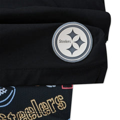 Pittsburgh Steelers Chubbies 5.5" Classic Lined Swim Trunks Black
