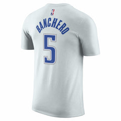 Paolo Banchero Orlando Magic Unisex 2025/26 City Edition Name & Number T-Shirt Silver