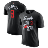 RJ Barrett Toronto Raptors Unisex 2025/26 City Edition Name & Number T-Shirt Black