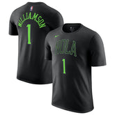 Zion Williamson New Orleans Pelicans Unisex 2025/26 City Edition Name & Number T-Shirt Black