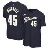 Donovan Mitchell Cleveland Cavaliers Unisex Name & Number T-Shirt Classic Editi- Navy