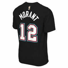 Ja Morant Memphis Grizzlies Unisex Name & Number T-Shirt Classic Edition Black