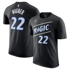 Franz Wagner Orlando Magic Jordan Brand Unisex Name & Number T-Shirt Statement Edition Black