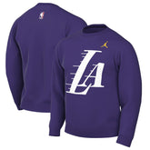 Los Angeles Lakers Jordan Brand Statement Edition Sweatshirt Purple