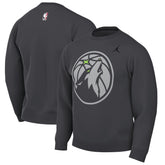 Minnesota Timberwolves Jordan Brand Statement Edition Sweatshirt Anthracite